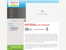 Tablet Screenshot of nationalartengraver.com